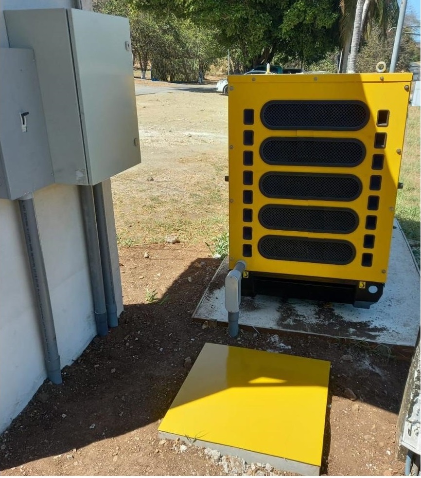 Instalación de planta eléctrica con transferencia automática