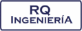 El logo es una imagen con texto en azul que dice RQ Ingeniería